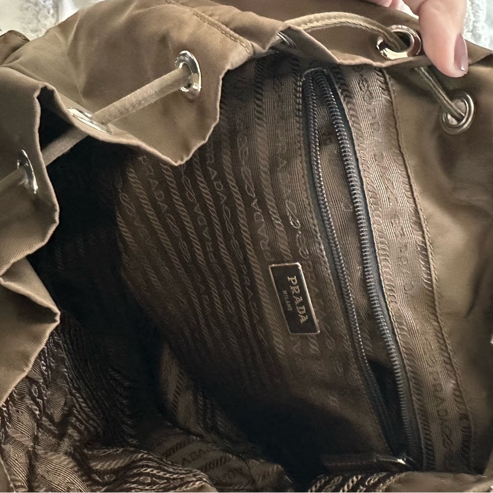 Prada Men's Dark Brown Backpack - Picture 2 of 2